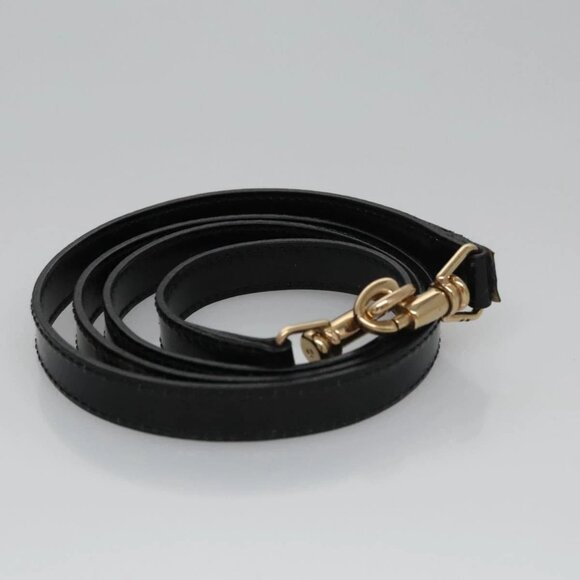 GUCCI Vanity Bamboo Pouch Enamel 2way Black - Picture 12 of 16